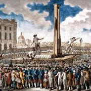 L'exécution de Louis XVI sur la place de la révolution le 21 janvier 1793, collection du musée Carnavalet, Paris.