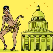 Joséphine Baker entre au Panthéon. 
